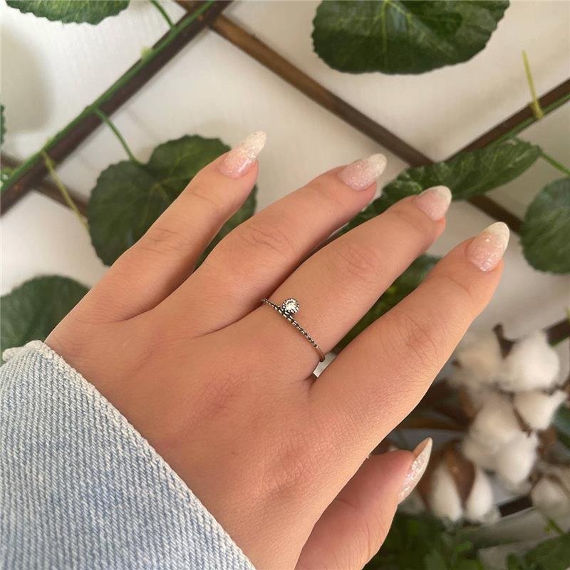 ANEL PRATA 925 BALI SOLITÁRIO TRABALHADOS RISCADOS