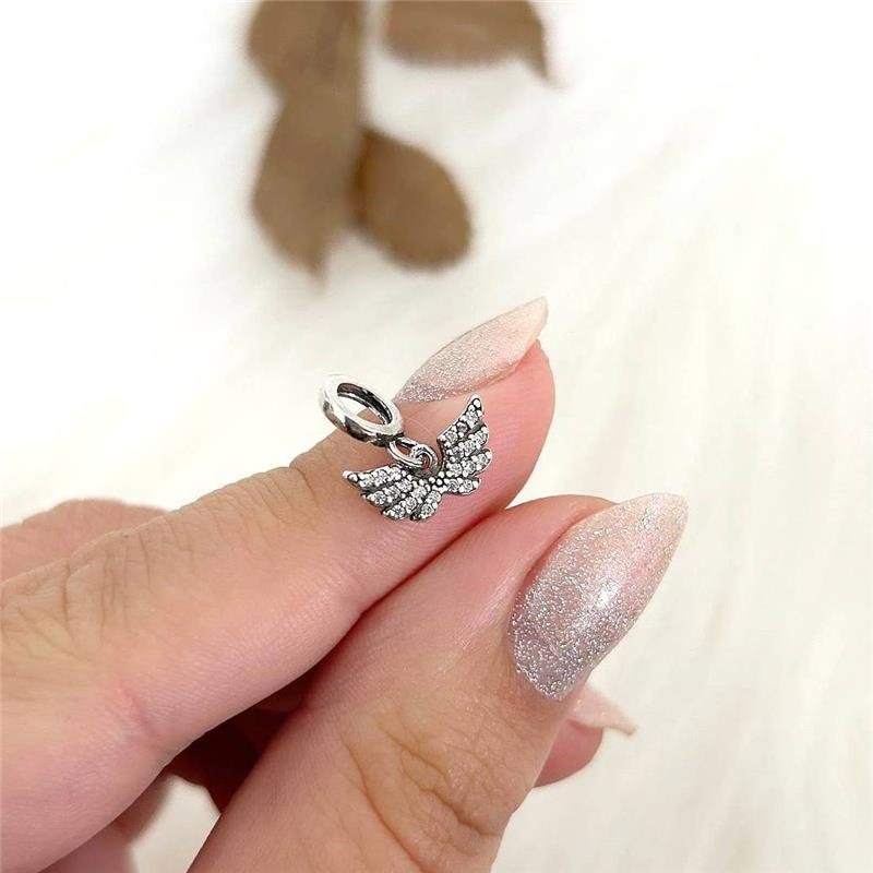 BERLOQUE PRATA 925 ASA CRAVEJADA