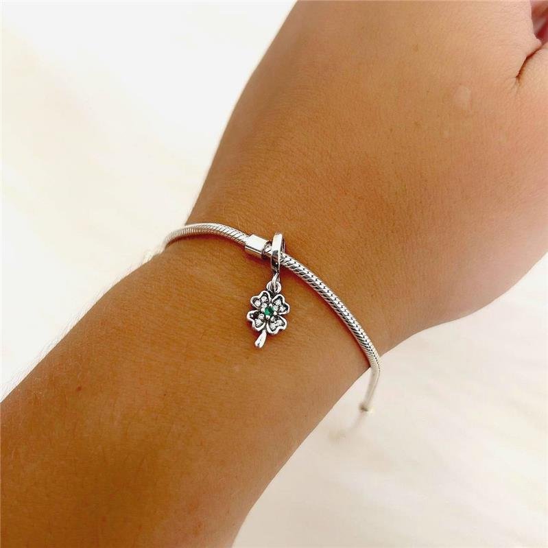 BERLOQUE PRATA 925 BALI TREVO 4 FOLHAS