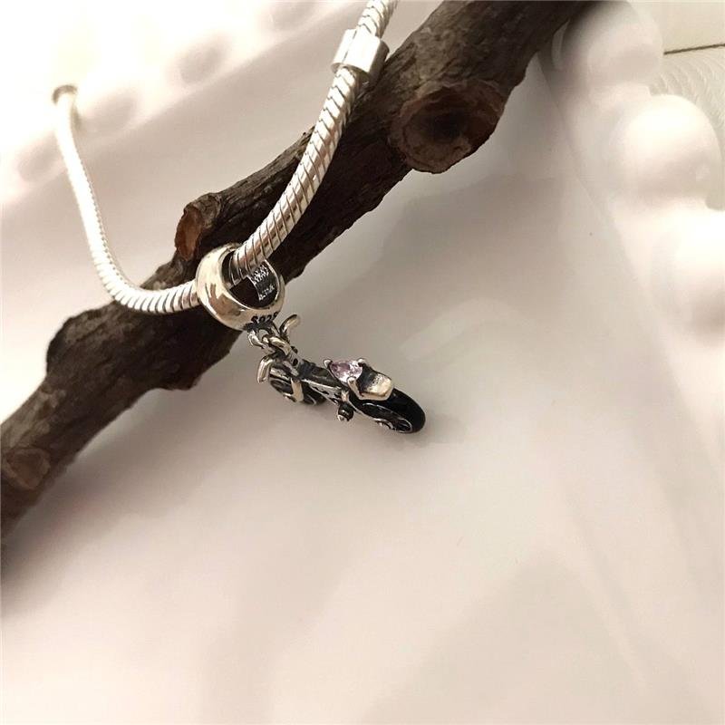 BERLOQUE PRATA 925 BICICLETA COM PEDRA