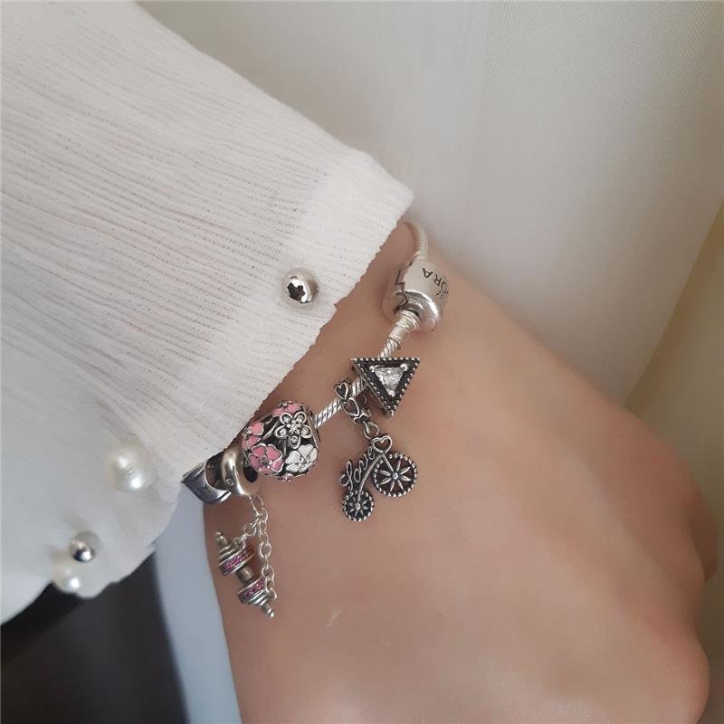 BERLOQUE PRATA 925 BICICLETA LOVE