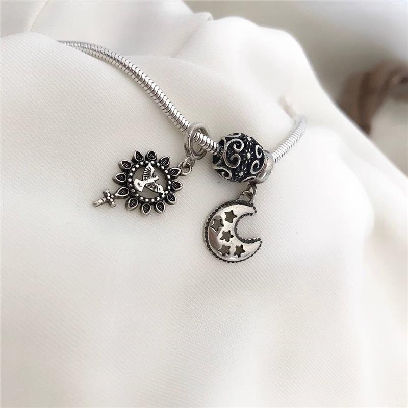 BERLOQUE PRATA 925 BOLA ARABESCOS FLORZINHA