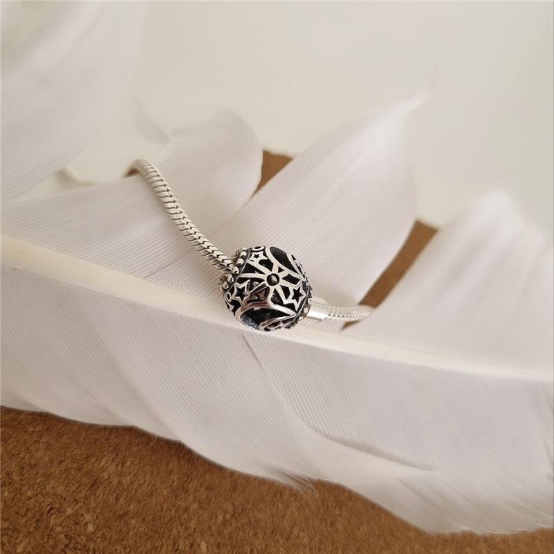 BERLOQUE PRATA 925 BOLA LUA ESTRELA SOL