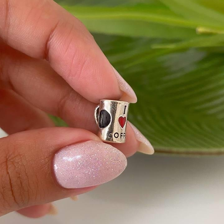 BERLOQUE PRATA 925 CANECA I LOVE COFFEE