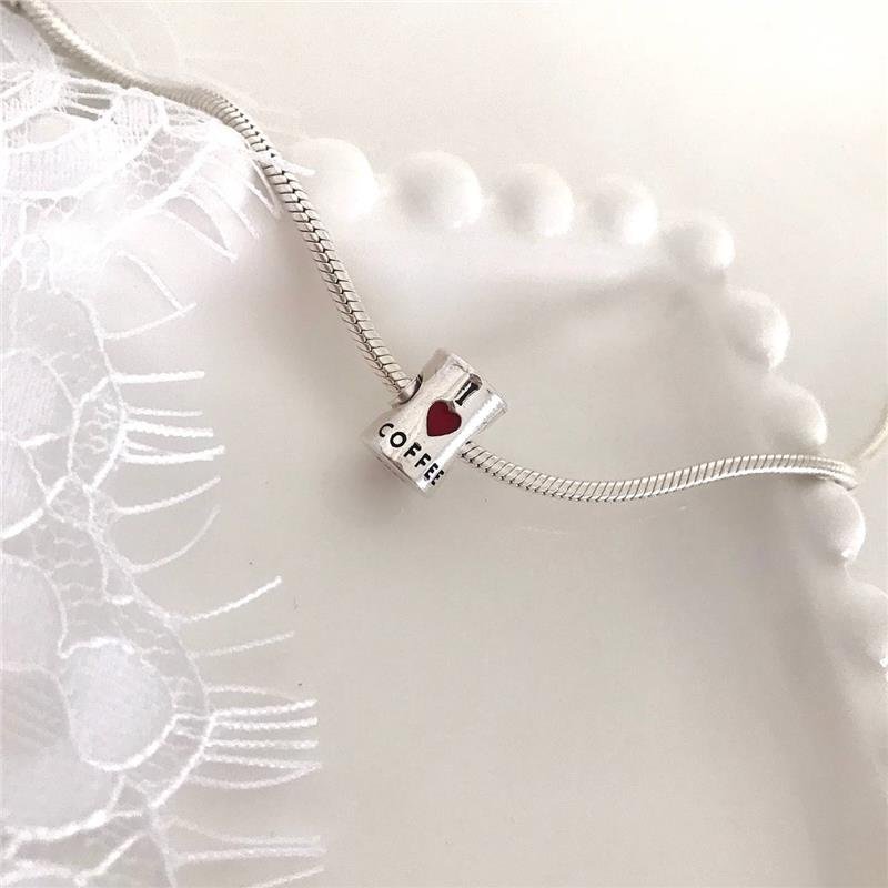 BERLOQUE PRATA 925 CANECA I LOVE COFFEE