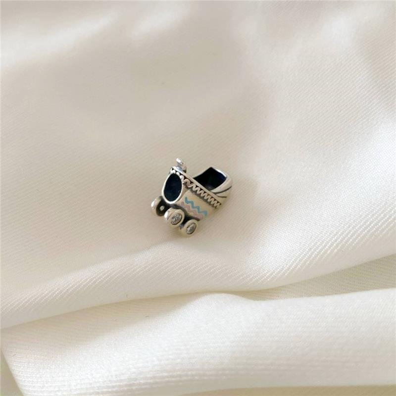 BERLOQUE PRATA 925 CARRINHO DE BEBÊ UNISSEX 