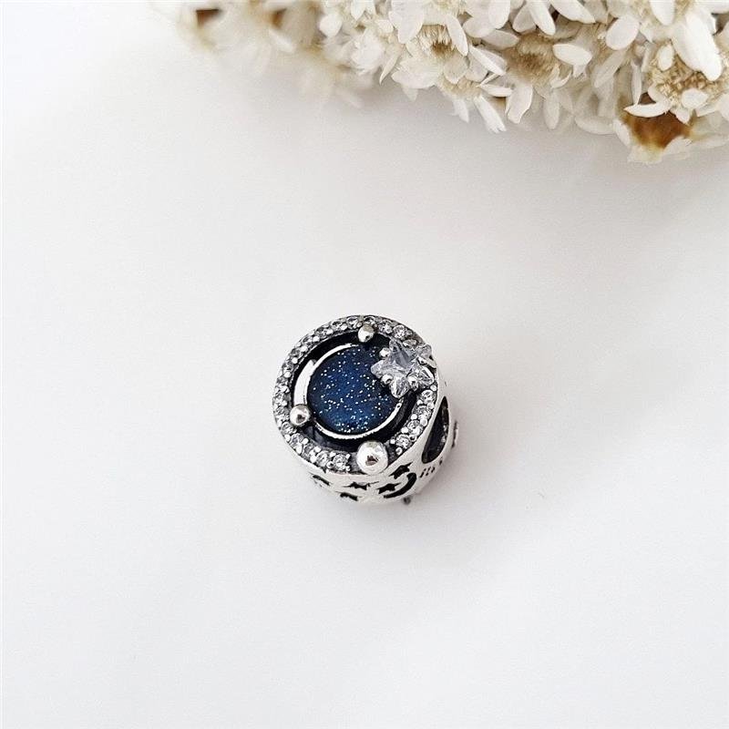 BERLOQUE PRATA 925 CÉU AZUL ESTRELA