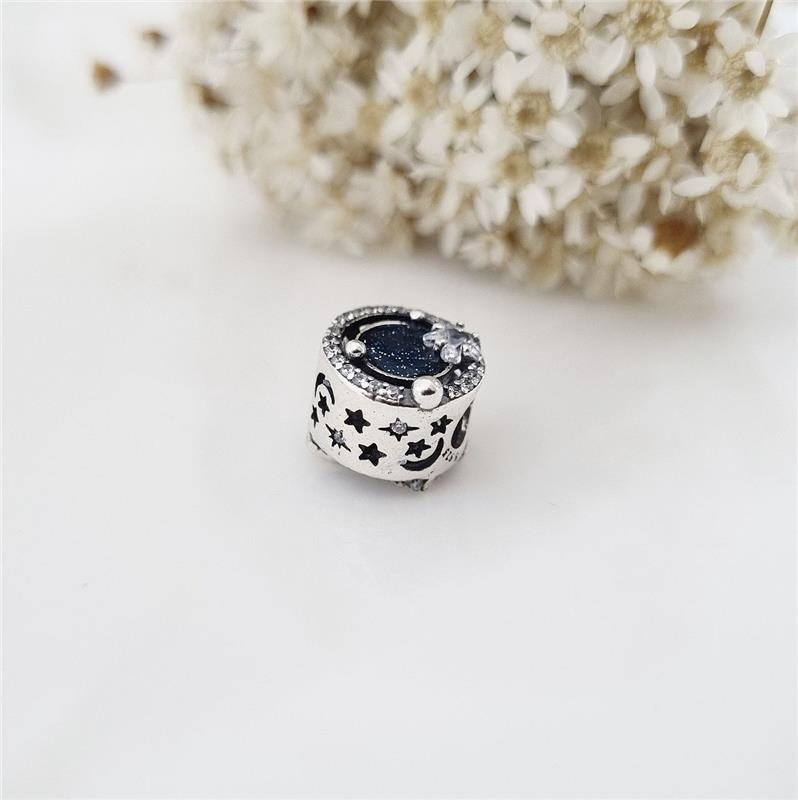 BERLOQUE PRATA 925 CÉU AZUL ESTRELA