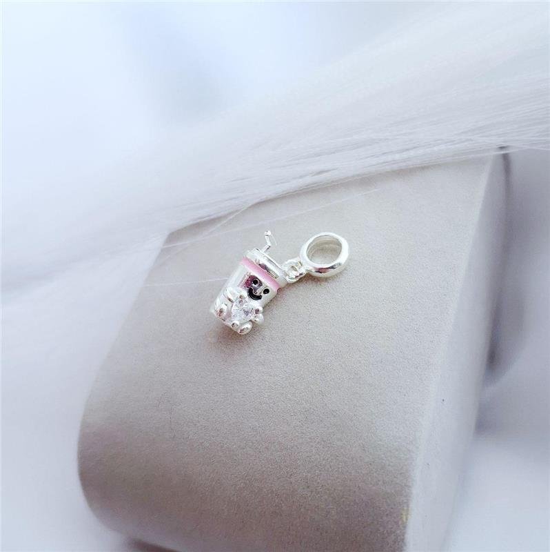 BERLOQUE PRATA 925 COPO CANUDO ZIRCONIA