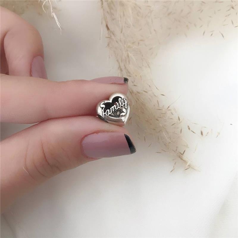 BERLOQUE PRATA 925 CORAÇÃO ÁRVORE FAMÍLIA