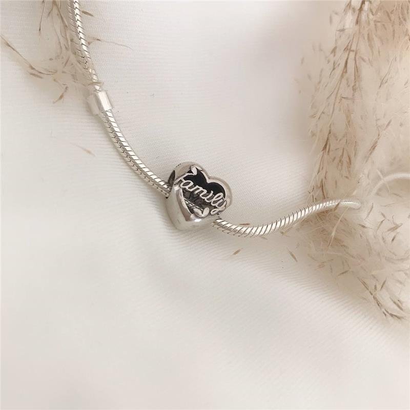 BERLOQUE PRATA 925 CORAÇÃO ÁRVORE FAMÍLIA