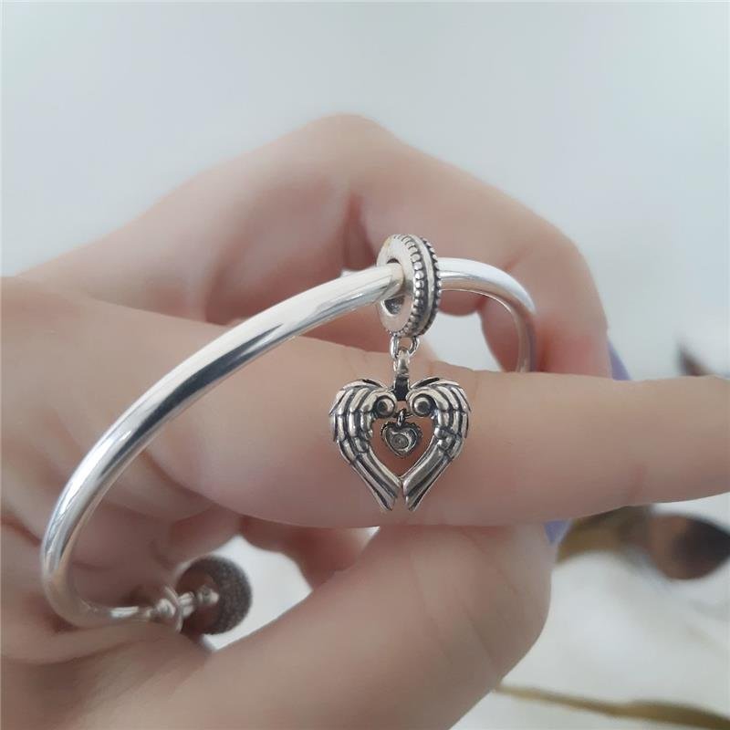 BERLOQUE PRATA 925 CORAÇÃO ASA