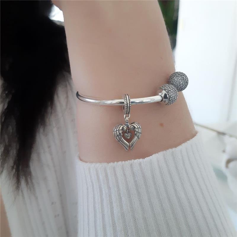 BERLOQUE PRATA 925 CORAÇÃO ASA