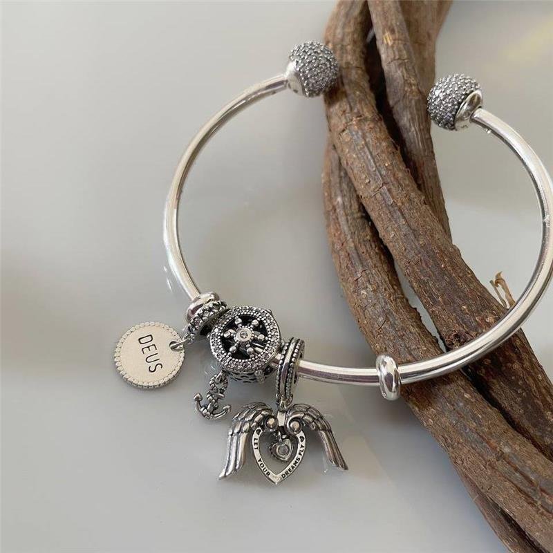 BERLOQUE PRATA 925 CORAÇÃO ASA