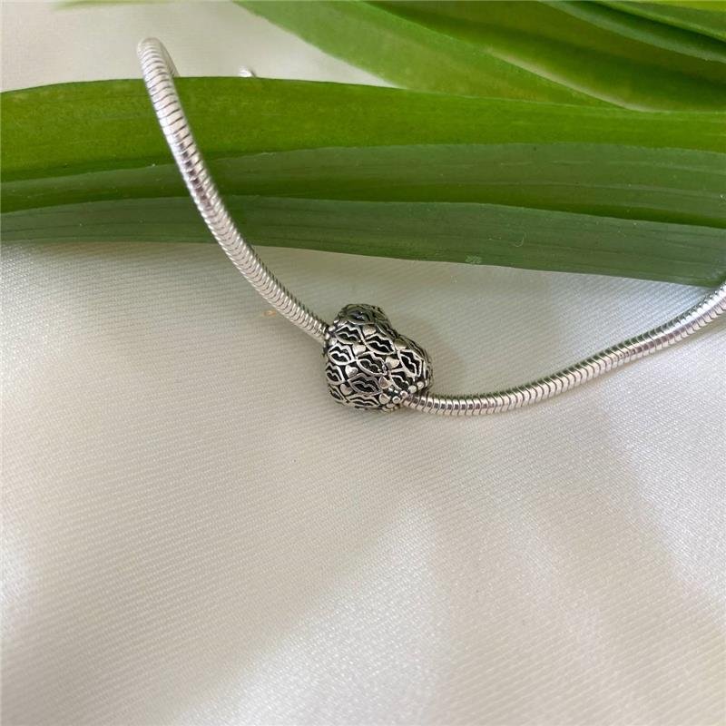 BERLOQUE PRATA 925 CORAÇÃO BOCAS