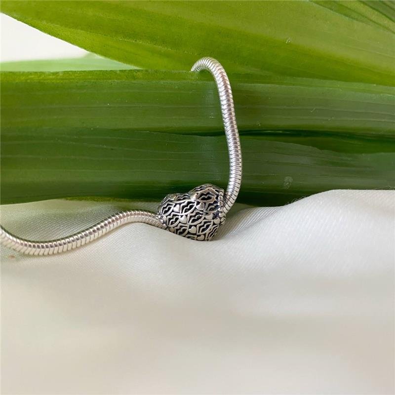 BERLOQUE PRATA 925 CORAÇÃO BOCAS