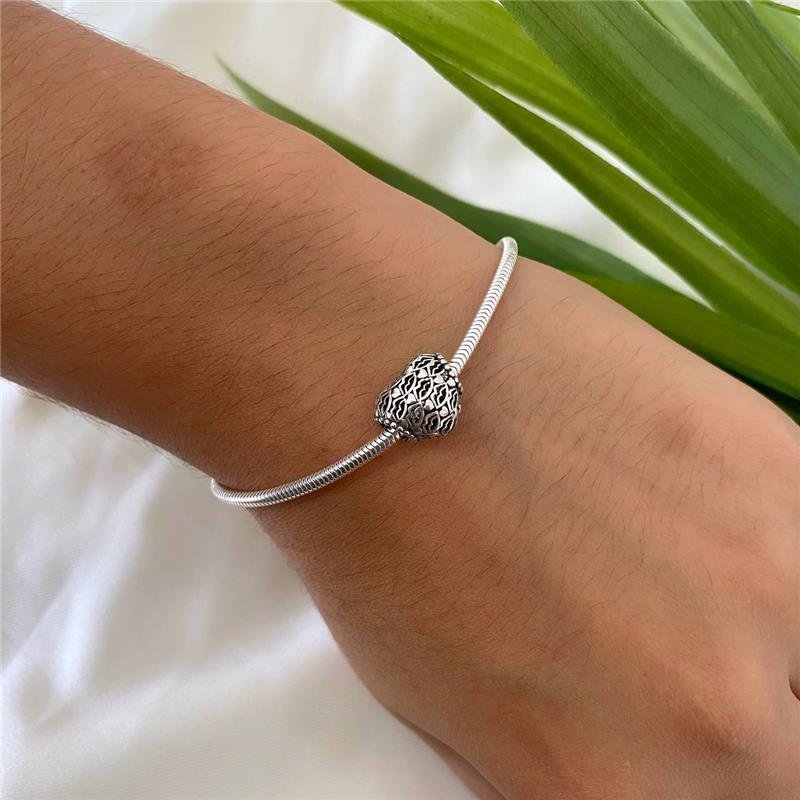 BERLOQUE PRATA 925 CORAÇÃO BOCAS