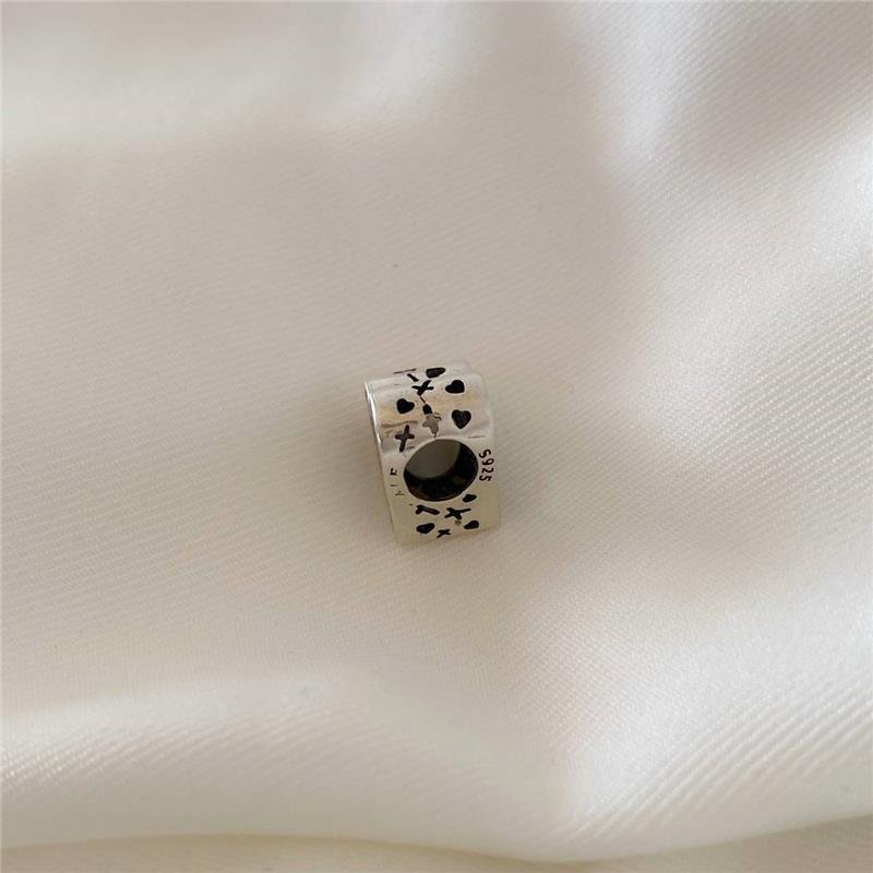 BERLOQUE PRATA 925 CORAÇÃO CRAVEJADO