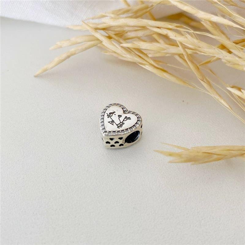 BERLOQUE PRATA 925 CORAÇÃO CRIANÇAS GANGORRA