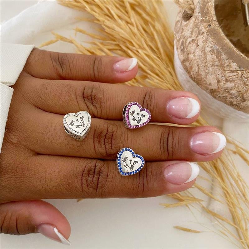 BERLOQUE PRATA 925 CORAÇÃO CRIANÇAS GANGORRA