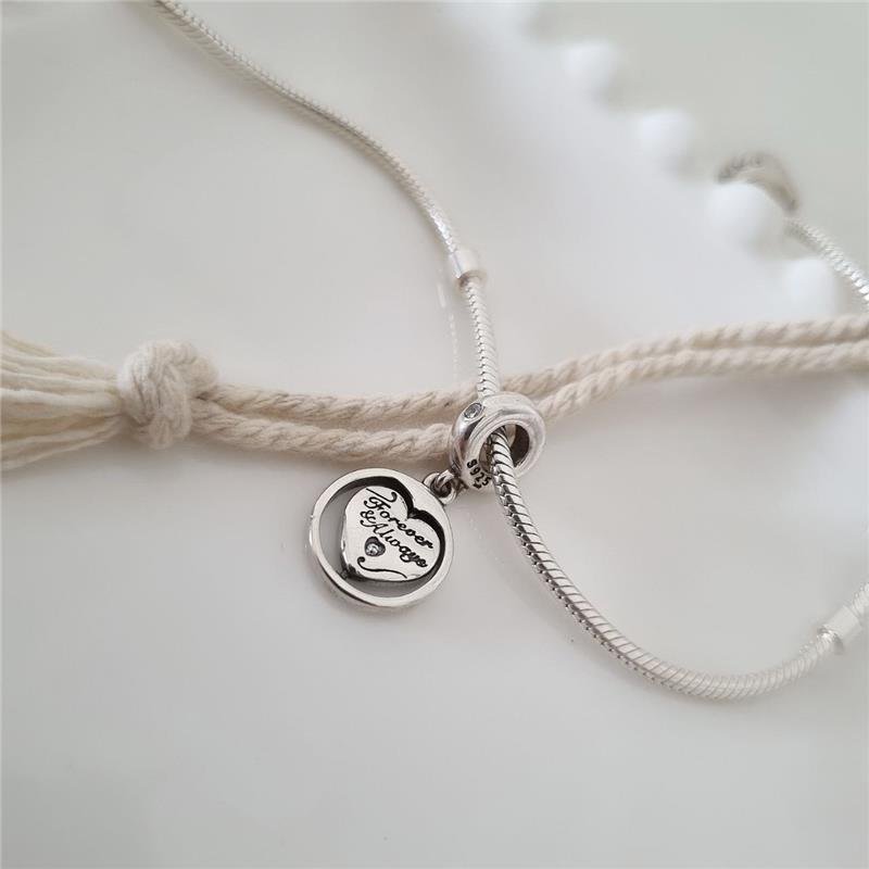 BERLOQUE PRATA 925 CORAÇÃO GIRATÓRIO