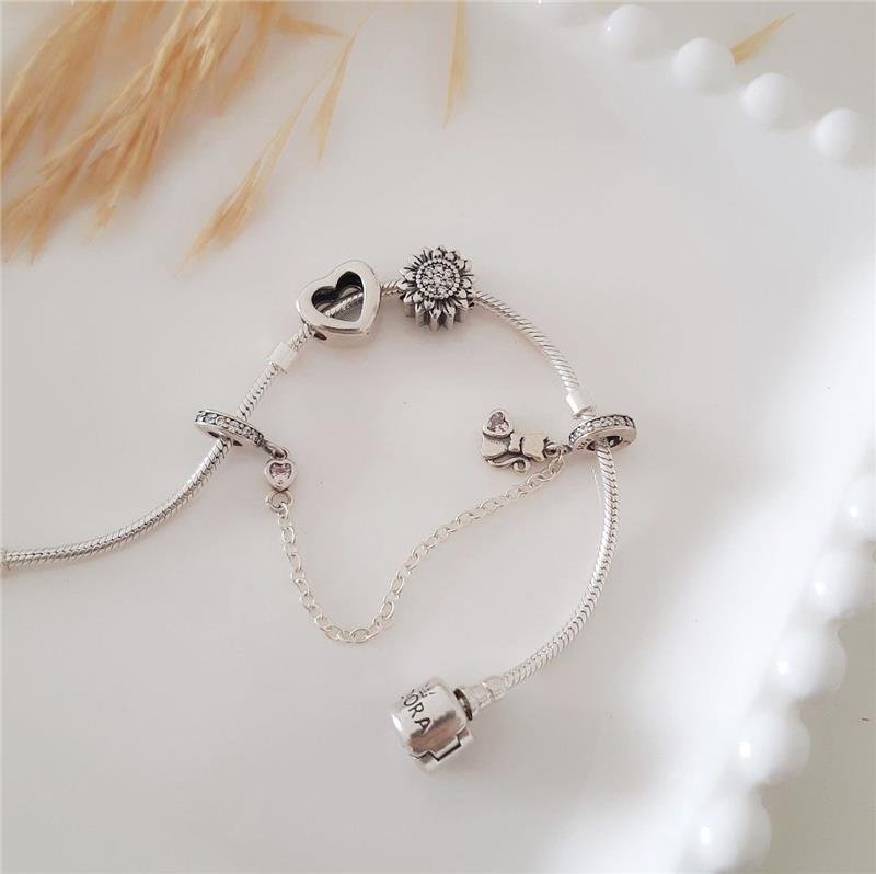 BERLOQUE PRATA 925 CORAÇÃO LISO VAZADO