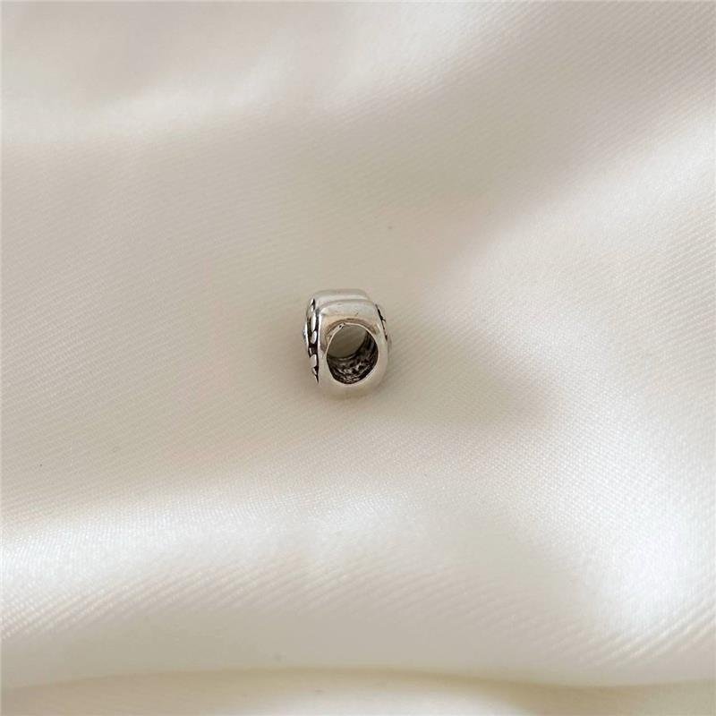 BERLOQUE PRATA 925 CORAÇÃO RAMOS FLOR