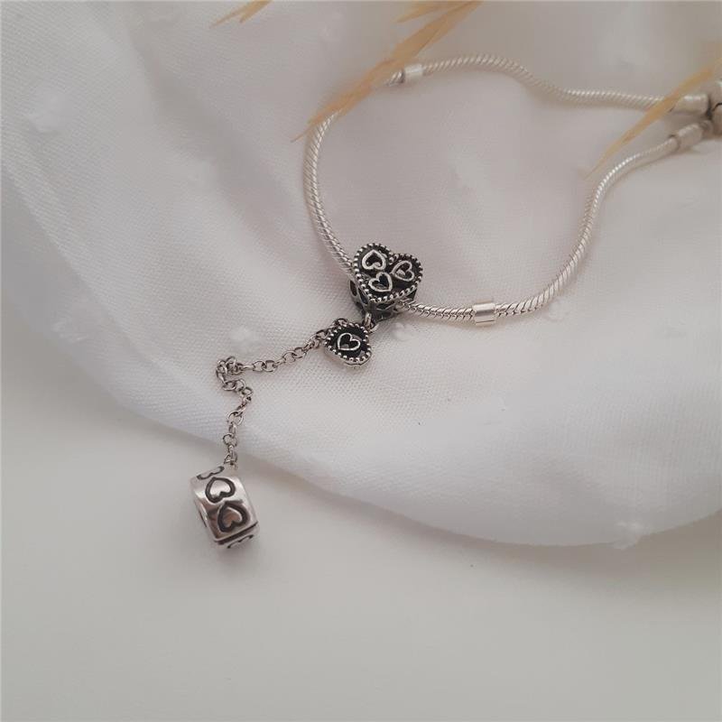 BERLOQUE CORRENTE TRAVA E MURANO CORAÇÃO