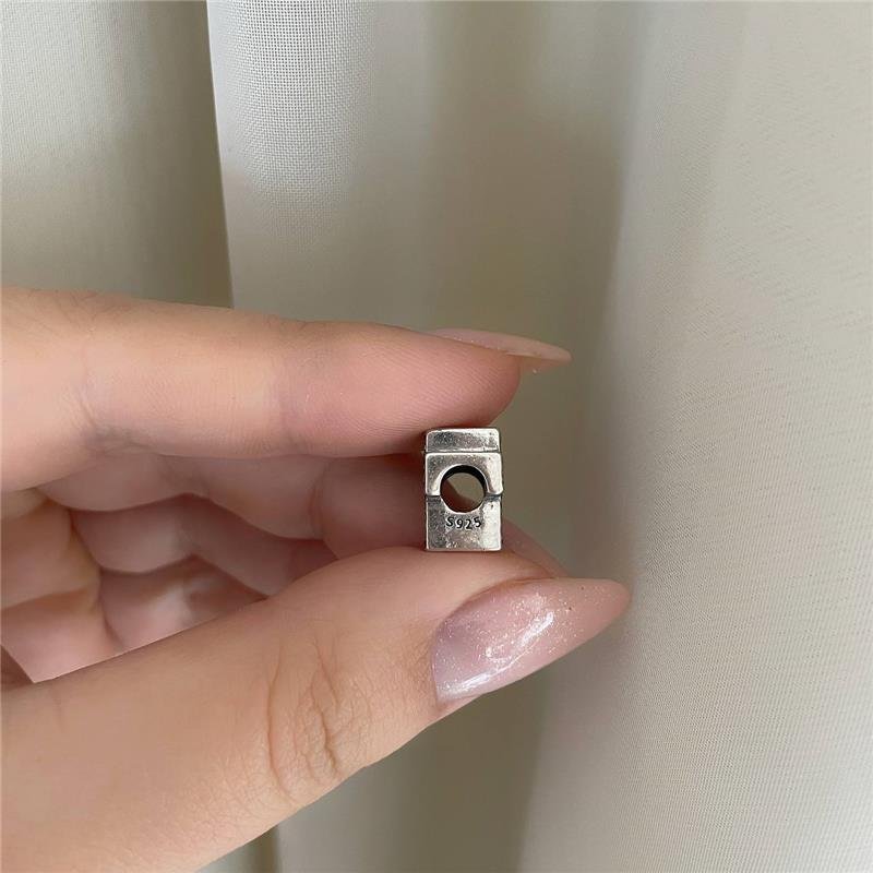 BERLOQUE PRATA 925 CRUZ CRAVEJADA VAZADA