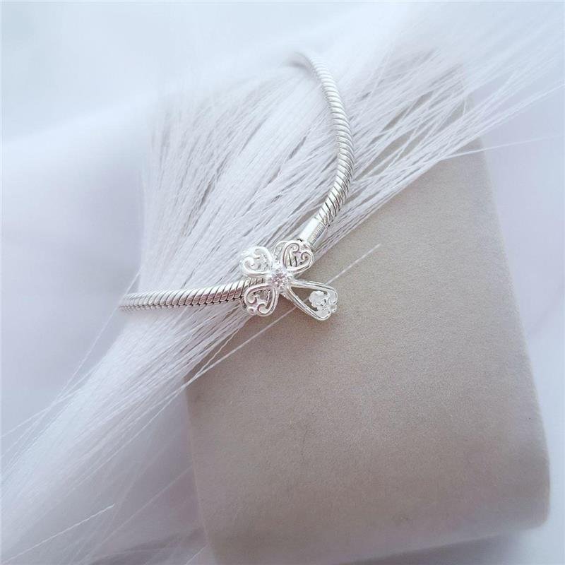 BERLOQUE PRATA 925 CRUZ VAZADA MICROZIRCÔNIA