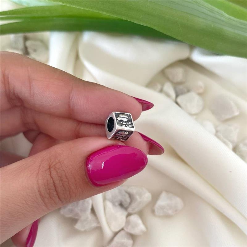 BERLOQUE PRATA 925 CUBO FILHO MENINO