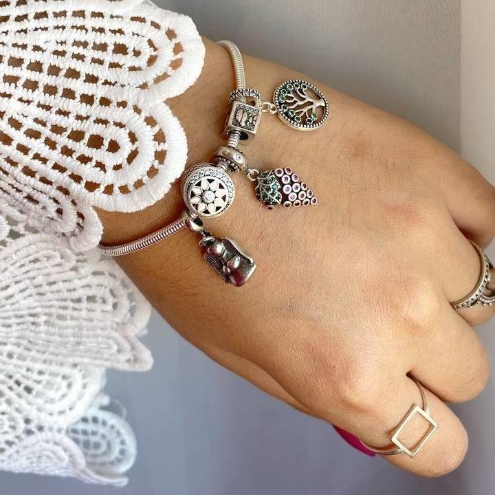 BERLOQUE PRATA 925 CUBO FILHO MENINO