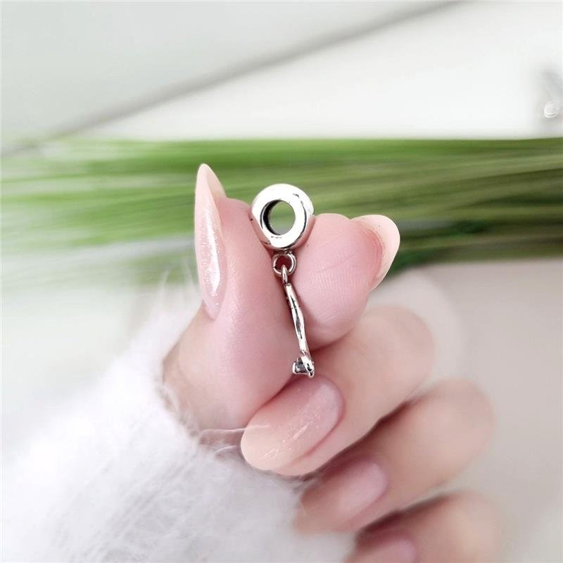 BERLOQUE PRATA 925 ESTETOSCÓPIO CRAVEJADO