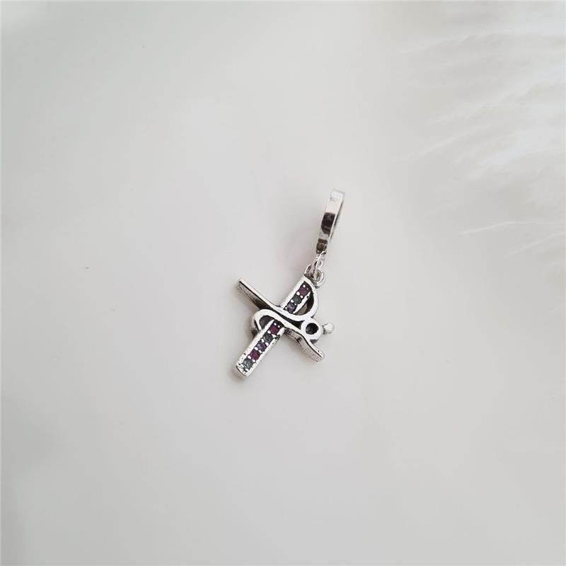 BERLOQUE PRATA 925 FÉ PEDRA COLORIDAS