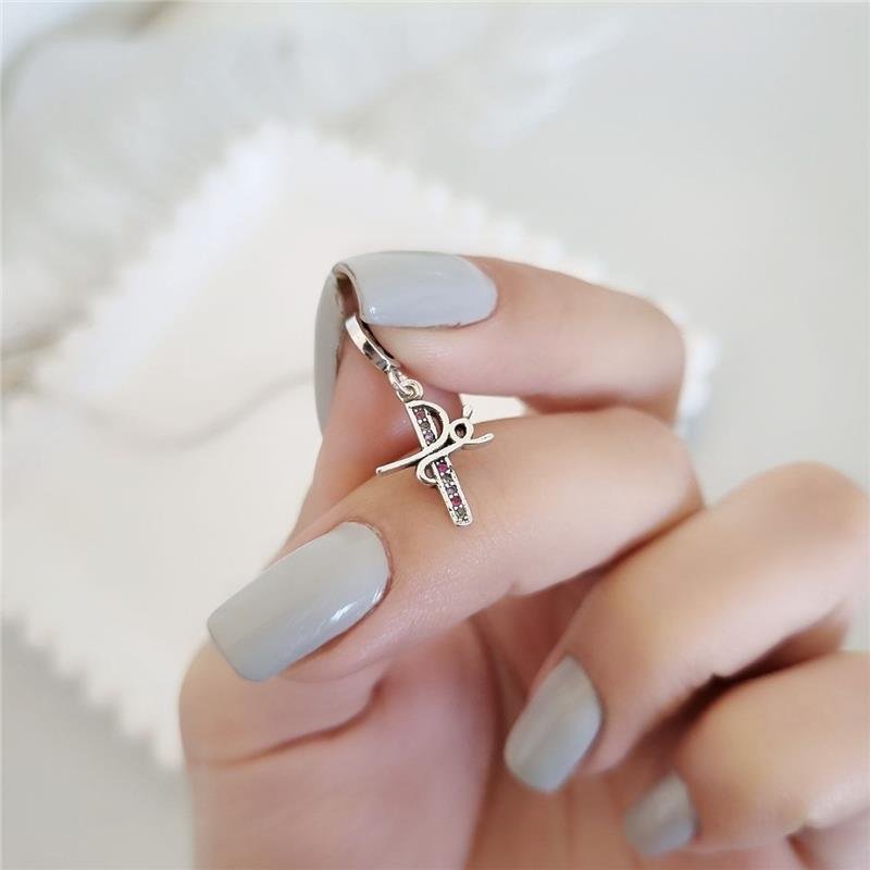 BERLOQUE PRATA 925 FÉ PEDRA COLORIDAS