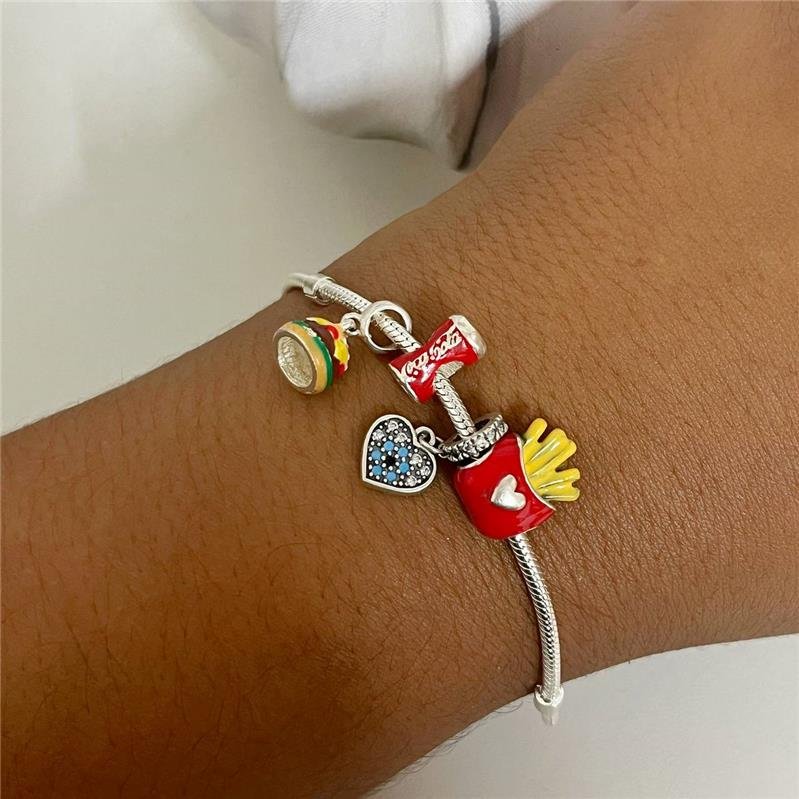 BERLOQUE PRATA 925 HAMBURGUER