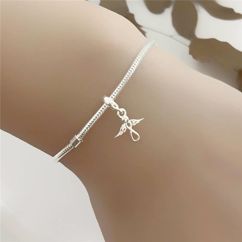 BERLOQUE PRATA 925 INFINITO ASAS ANJO