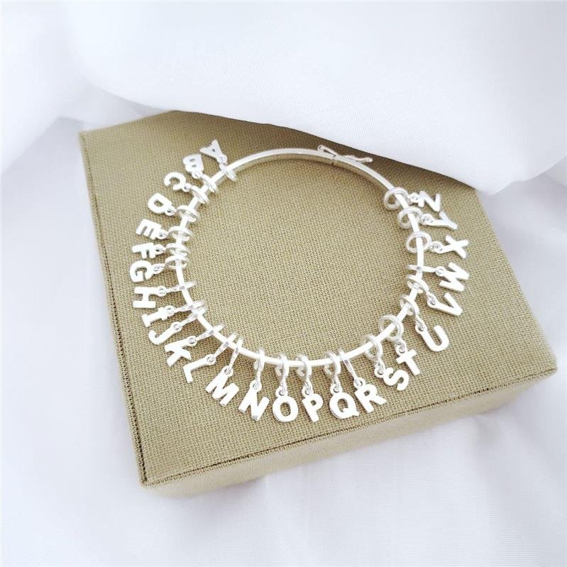 BERLOQUE PRATA 925 LETRAS