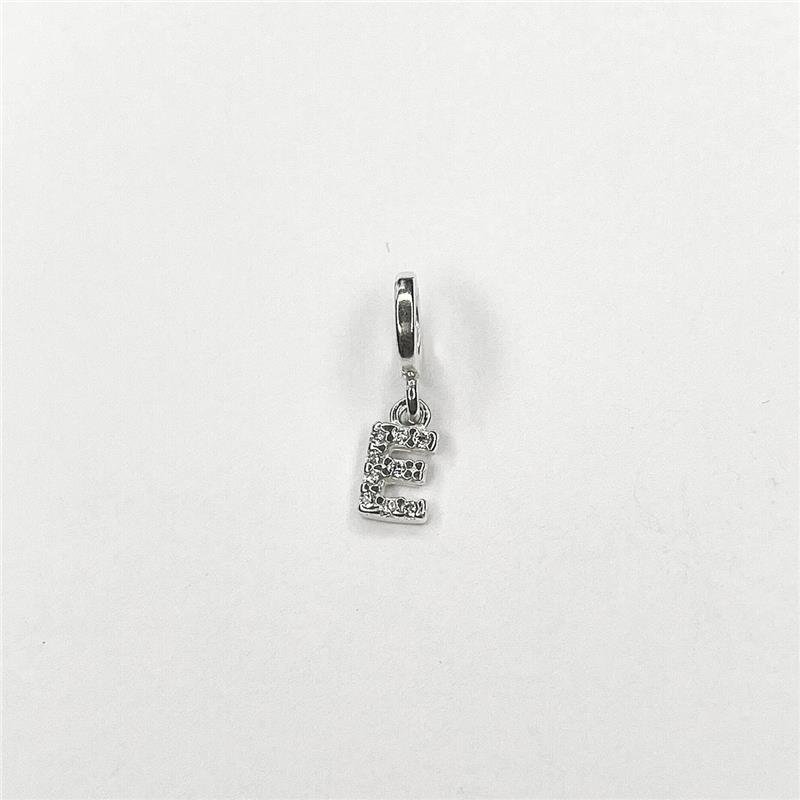 BERLOQUE PRATA 925 LETRAS CRAVEJADAS MICROZIRCÔNIAS