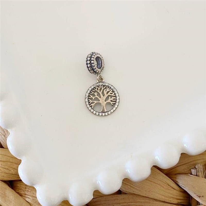 BERLOQUE PRATA 925 MEDALHA ÁRVORE DA VIDA