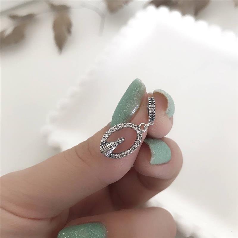 BERLOQUE PRATA 925 MEDALHA NOSSA SENHORA APARECIDA