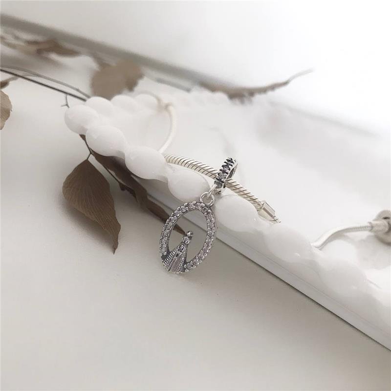 BERLOQUE PRATA 925 MEDALHA NOSSA SENHORA APARECIDA