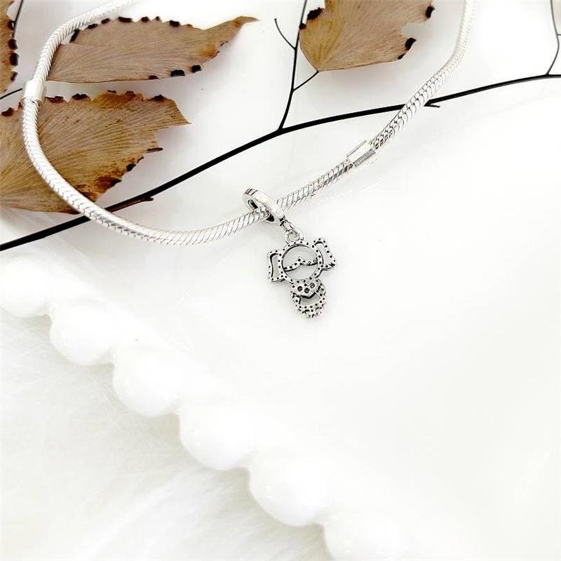 BERLOQUE PRATA 925 MENINA VAZADO CRAVEJADO