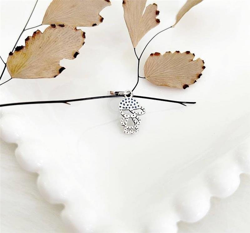 BERLOQUE PRATA 925 MENINO BONE CRAVEJADO