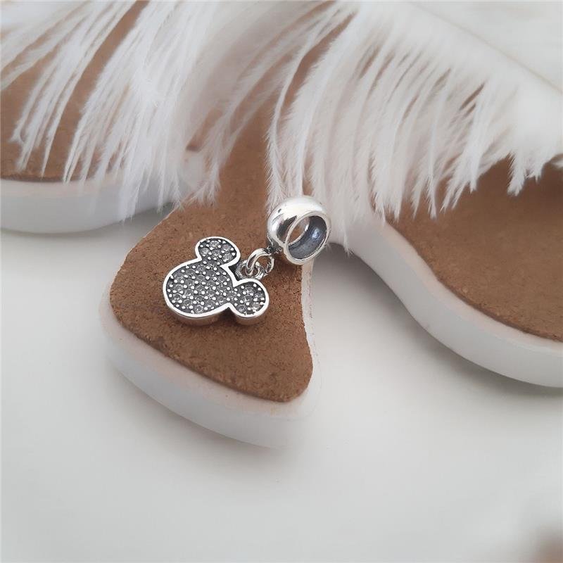 BERLOQUE PRATA 925 MICKEY COM PEDRA