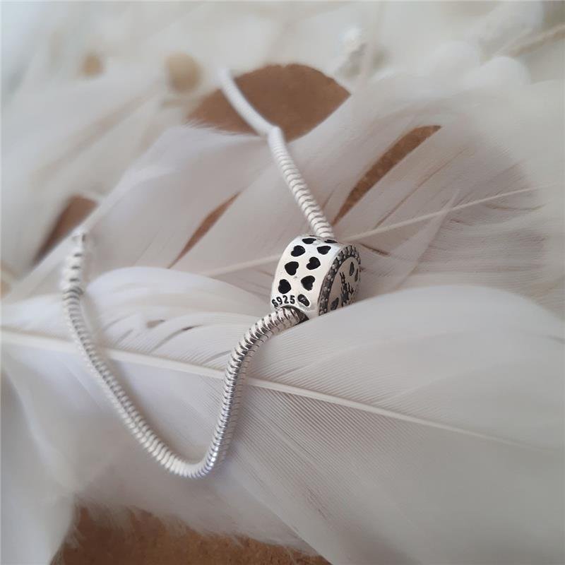 BERLOQUE PRATA 925 MICKEY E MINNIE COM PEDRA