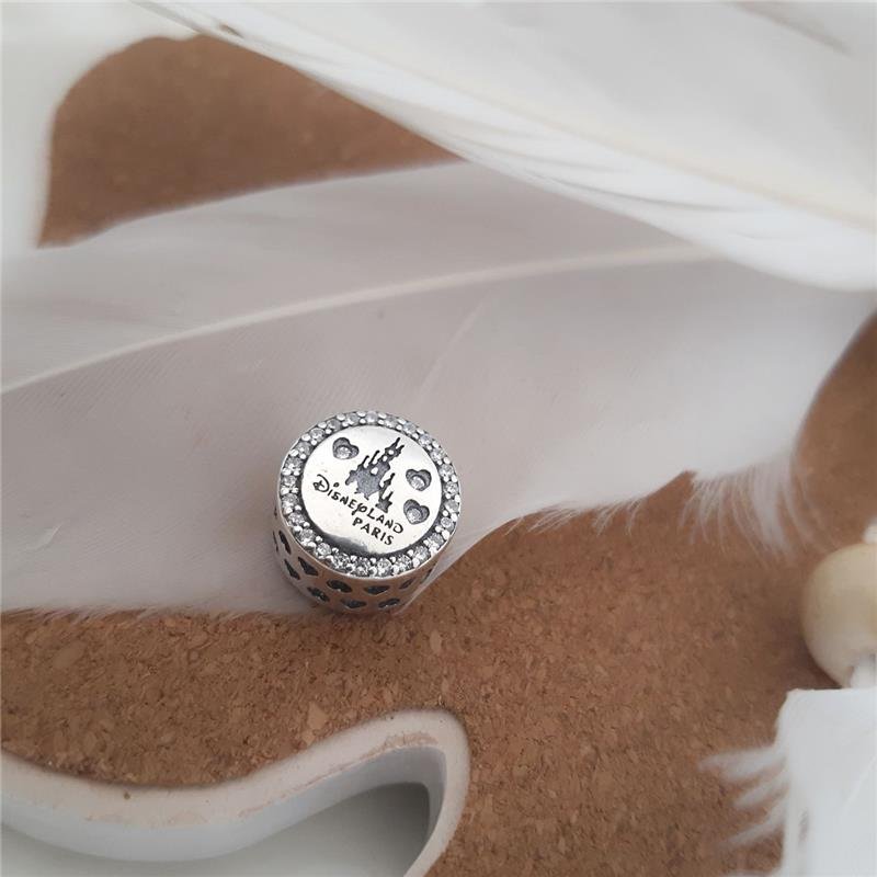 BERLOQUE PRATA 925 MICKEY E MINNIE COM PEDRA