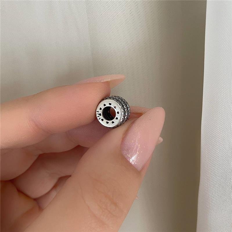 BERLOQUE PRATA 925 MURANO CRAVEJADO COM ZIRCÔNIAS