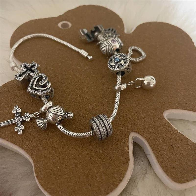 BERLOQUE PRATA 925 MURANO CRAVEJADO COM ZIRCÔNIAS