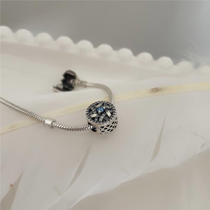 BERLOQUE PRATA 925 MURANO LINHAS ENTRELAÇADAS COM ZIRCÔNIA